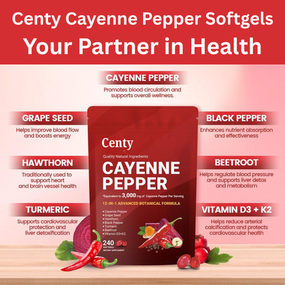 Centy Cayenne Pepper Support Gels